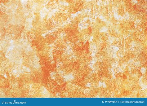 Orange, Beige Color Wash Paint on Plastered Wall Texture Background ...