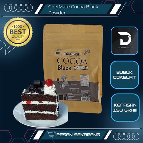 Jual ChefMate Black Cocoa Powder 150 Gr Shopee Indonesia