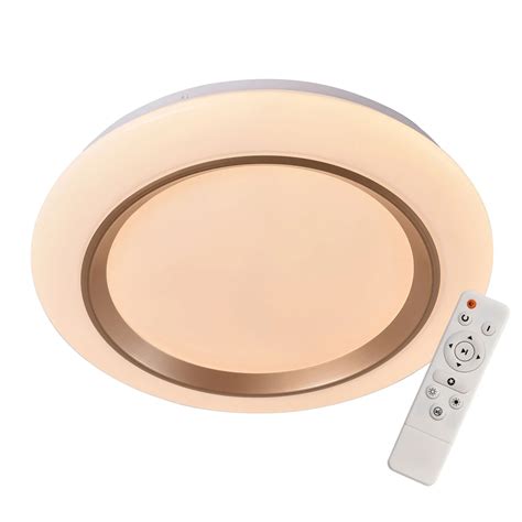 Plafón de techo Led Avenue 58W Regulable Bronce Lúzete