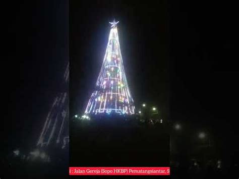 Pohon Natal Tertinggi Di Asia Tenggara YouTube