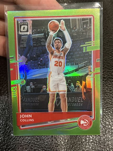 2020 21 Panini Donruss Optic Lime Green Prizm 149 John Collins 139 Ebay