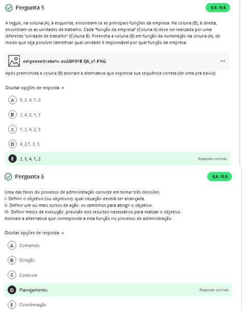 Prova Presencial Empreendedorismo Unopar 1 Semestre BRAINCP