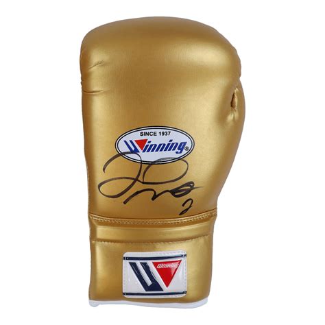 Floyd Mayweather Jr Signed Winning Boxing Glove Beckett Pristine