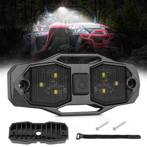 Acec Shop Utv Dome Stf Light V Universal Roll Bar Mount Led Dome