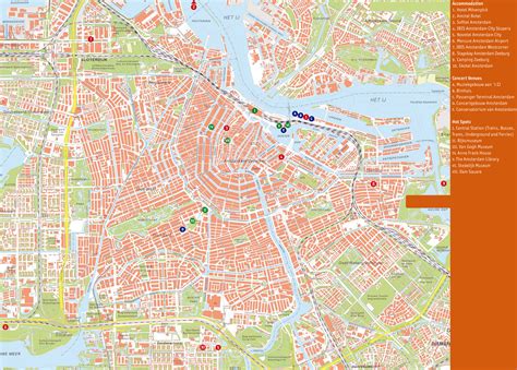 Detailed Map Of Amsterdam