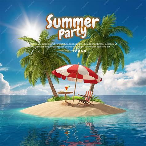 realistic background  summer season premium ai generated psd