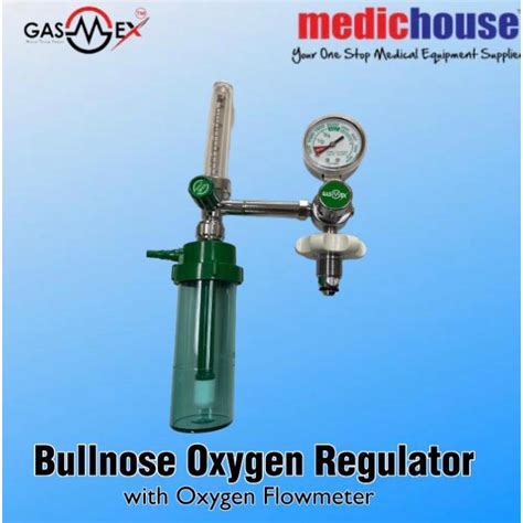 Bullnose Oxygen Regulator With Oxygen Flowmeter Shopee Malaysia