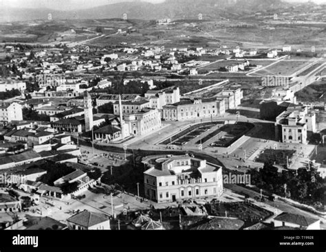 Tirana skanderbeg square Black and White Stock Photos & Images - Alamy