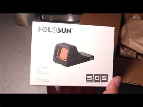 Holosun SCS Unboxing YouTube