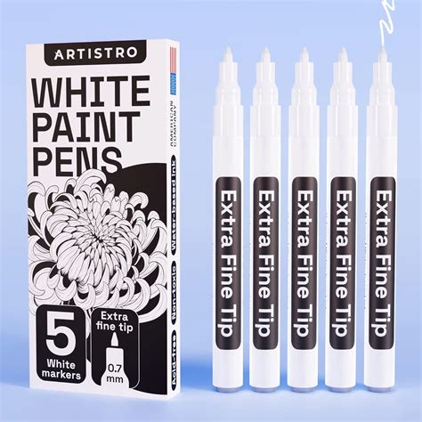 Artistro White Paint Pen For Rock Painting Stone Ceramic Glass Wood