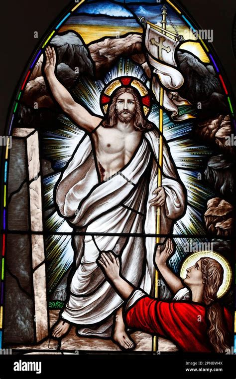 Song Vinh Church Stained Glass The Resurrection Of Jesus Christ On