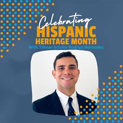 Celebrating Hispanic Heritage Month With Rodrigo Bermudez Pat Tillman