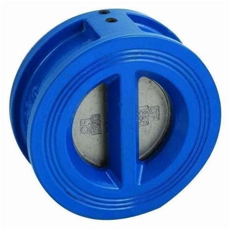 Stainless Steel Dual Plate Wafer Check Valve For Air Valve Size