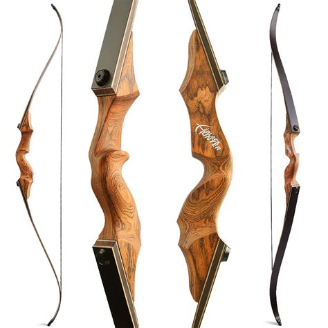 Buy 60 Inch Archery Takedown Recurve Bow And Arrow Set Handmade Wooden