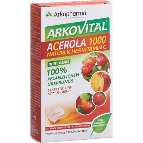 Acheter Arkovital Acerola Comprim S Pcs Kanela