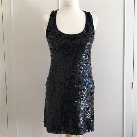 Sequin Racer Back Mini Dress Super Sparkly And Depop