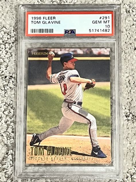 PSA 10 MINT BASEBALL CARD HOF 1996 FLEER TOM GLAVINE ATLANTA BRAVES EBay