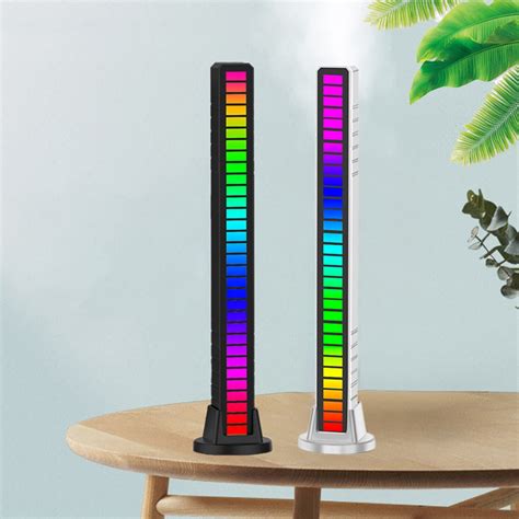 Voice Activated Led Pickup Rhythm Strip Light W D Rgb Atmosphere