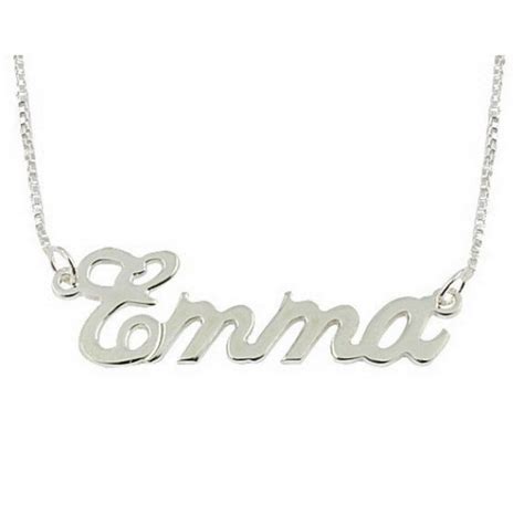 Customized Name Necklace in Golden and Silver - Buyon.pk