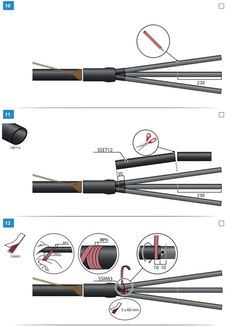 Ensto Hit L Indoor Finish Heat Shrink Instruction Manual