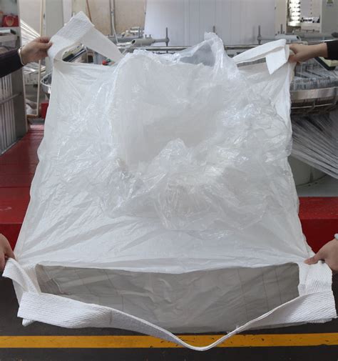 PP 1000kg Bags FIBC Bag1 Ton Jumbo Bag With PE Liner Inner Packaging