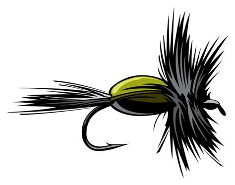 Fly Fishing Lure Vector Art Stock Images Depositphotos