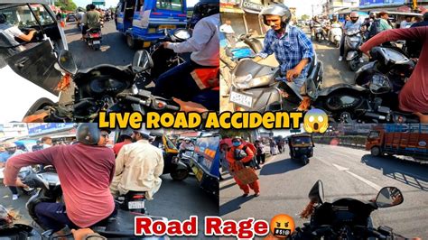 Live Road Accident🤬 Aj Hui Market Main Road Rage Aise Log Milte Hain