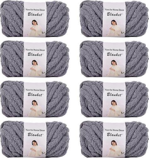 Chenille Chunky Yarn Arm Knitting Thick Bulky Diy For Knit