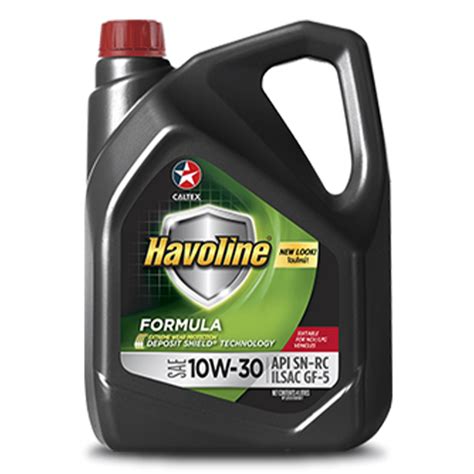 Caltex Havoline Formula Sae W Sn Rc Engine Oil Ltr Mineral