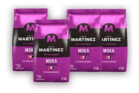 Combo Café Martínez Molido Tostado Moka 500g X4 Envío gratis