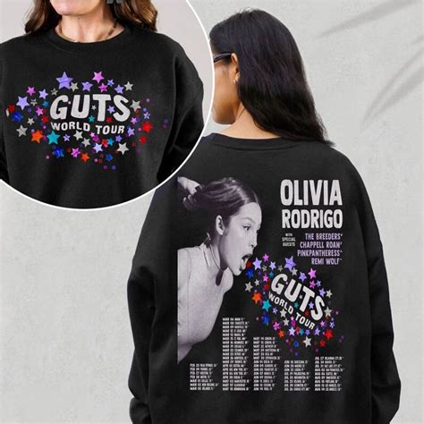 Olivia Rodrigo Guts World Tour 2024 Shirt Olivia Rodrigo Etsy Australia