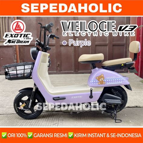 Jual Sepeda Listrik Exotic Veloce V Fastron Slx Valero Rx