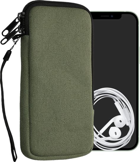 Kwmobile Handy Tasche Kompatibel Mit Smartphones Xxl 7 Hülle Canvas Handyhülle Mit