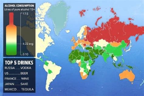 The Ranking Of The Worlds Most Alcoholic Countries Those That