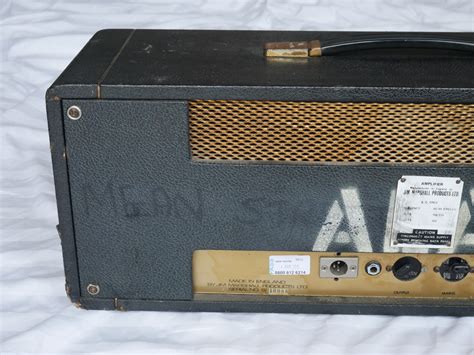 Marshall Plexi Jtm 50 1966 Black Amp For Sale Atb Guitars