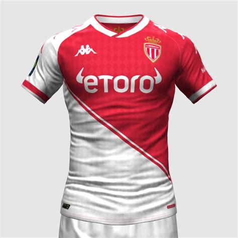 Kappa Monaco Home Kit Concept FIFA 23 Kit Creator Showcase