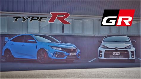 Toyota Yaris Gr Vs Honda Civic Type R Review Youtube