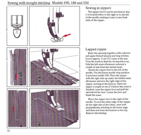 Viking Husqvarna 150 180 190 Sewing Machine Manual Pdf