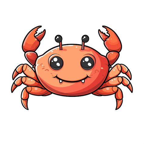 Crab Cute Vector Premium AI Generated Vector