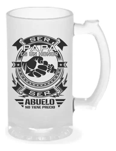 Mug Cervecero Jarra Día Del Padre Super Abuelo Regalo MercadoLibre