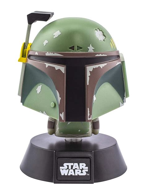 Lampa Paladone Star Wars Boba Fett Icon Light Darkwood