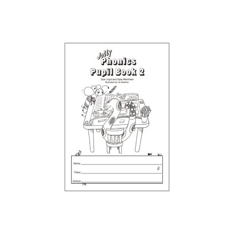 Jolly Phonics Pupil Book 2 (black & white edition) - Play School Room CC