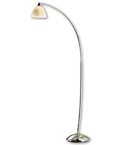 Curved Single Stem Chrome Floor Lamp Review Compare Prices Buy Online