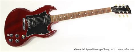 Gibson SG Special Heritage Cherry 2002 The Twelfth Fret