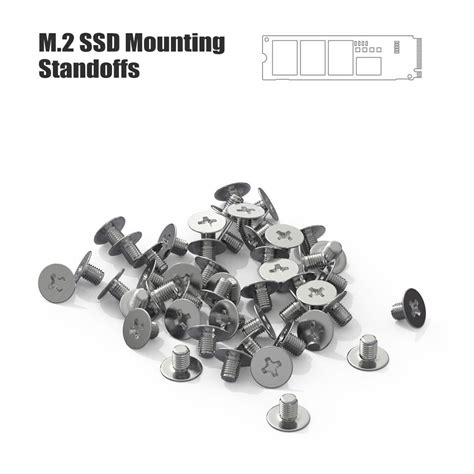 M 2 NVME SSD Screws Kit 50pcs M 2 NVME Mounting Screws For M 2 NVME