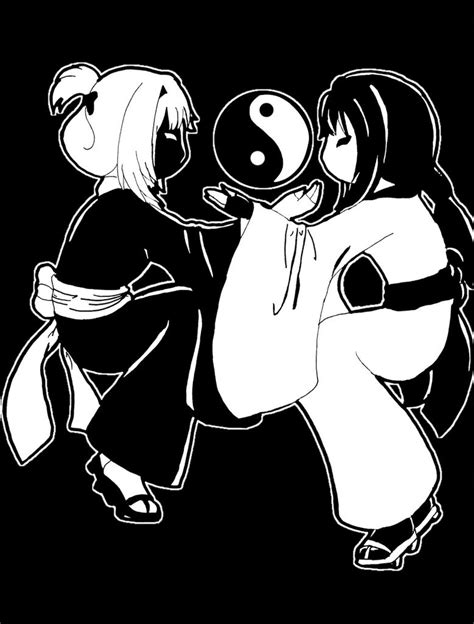 Yin And Yang Sisters By Noara On Deviantart