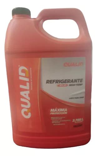 Refrigerante Rojo Qualid Altas Temperaturas 3 785 Lts MercadoLibre