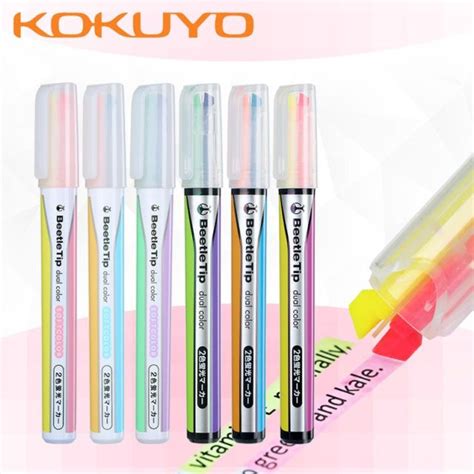 Kokuyo Beetle Tip Highlighter Pen Pen Online Highlighter Pen Kawaii