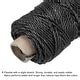 Twisted Nylon Mason Line Black 50M 164 Feet 2MM Dia For DIY Projects