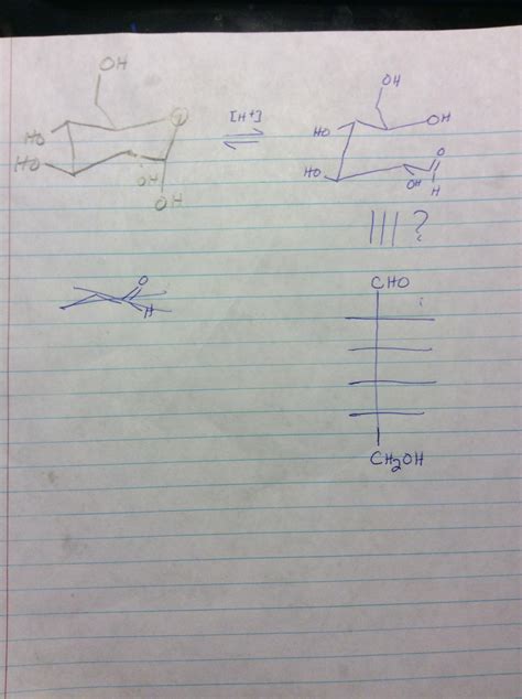 organic chemistry - How to draw glucose using a Fischer projection ...